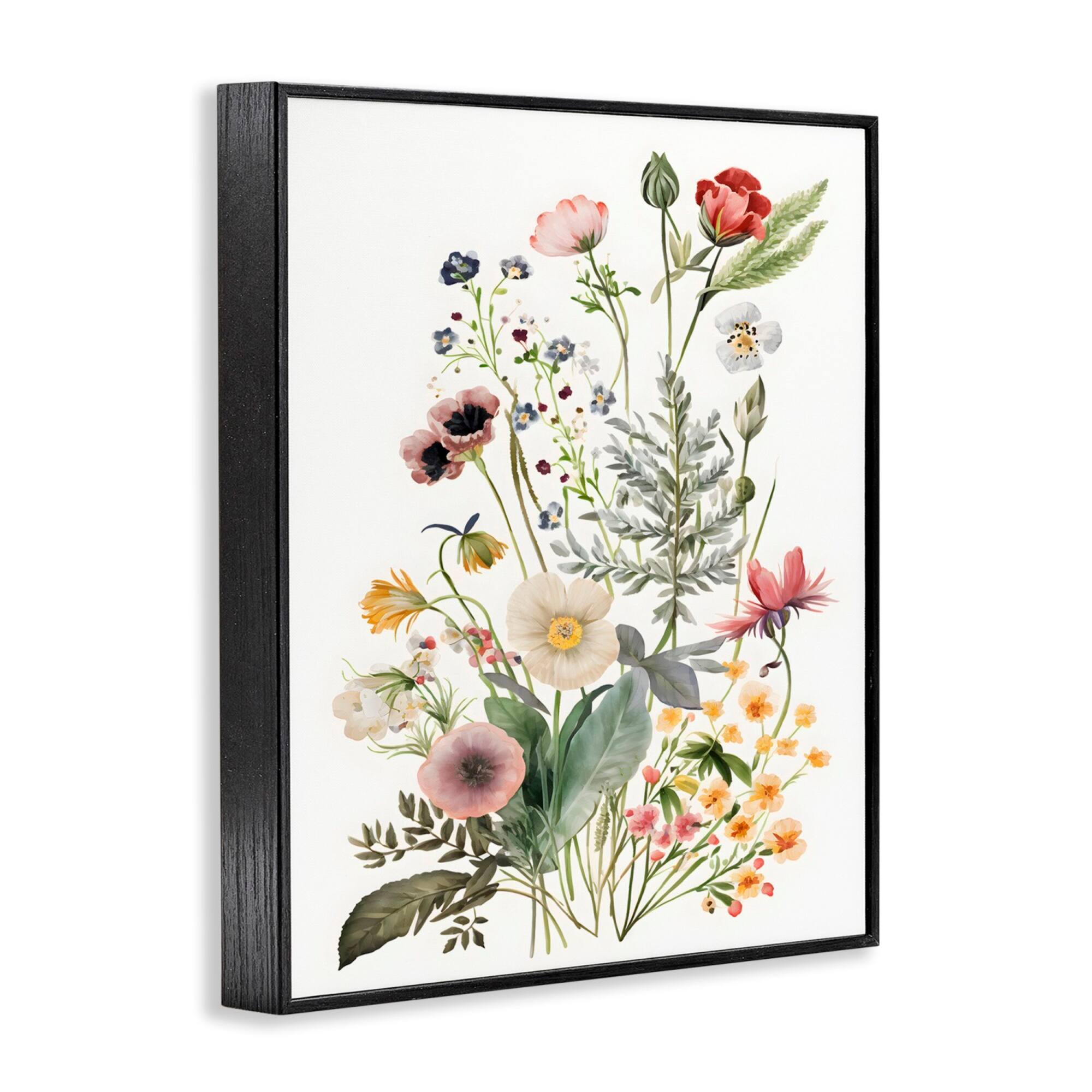Stupell Industries Subtle Spring Blossoms Framed Giclee Art